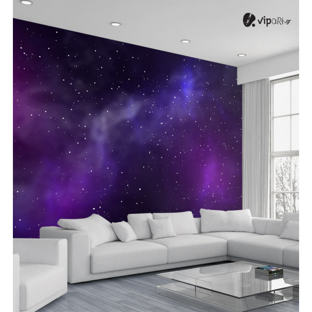 Αυτοκόλλητη Ταπετσαρία Τοίχου 3d : Galaxy no2