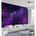 Αυτοκόλλητη Ταπετσαρία Τοίχου 3d : Galaxy no2