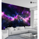 Αυτοκόλλητη Ταπετσαρία Τοίχου 3d : Galaxy no3