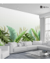 Αυτοκόλλητη Ταπετσαρία Τοίχου 3d : Exotic Leaves