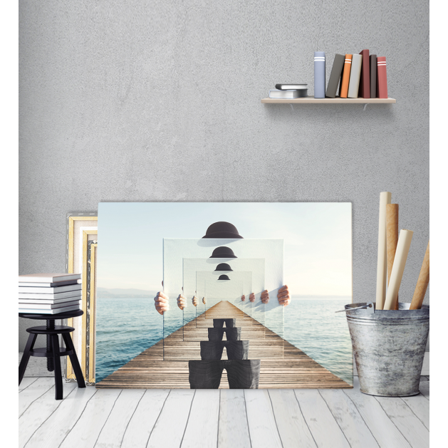 Πίνακας σε Καμβά : Surealism Mirror Art