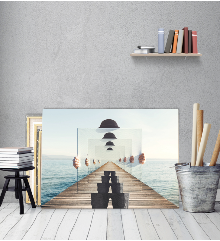 Πίνακας σε Καμβά : Surealism Mirror Art