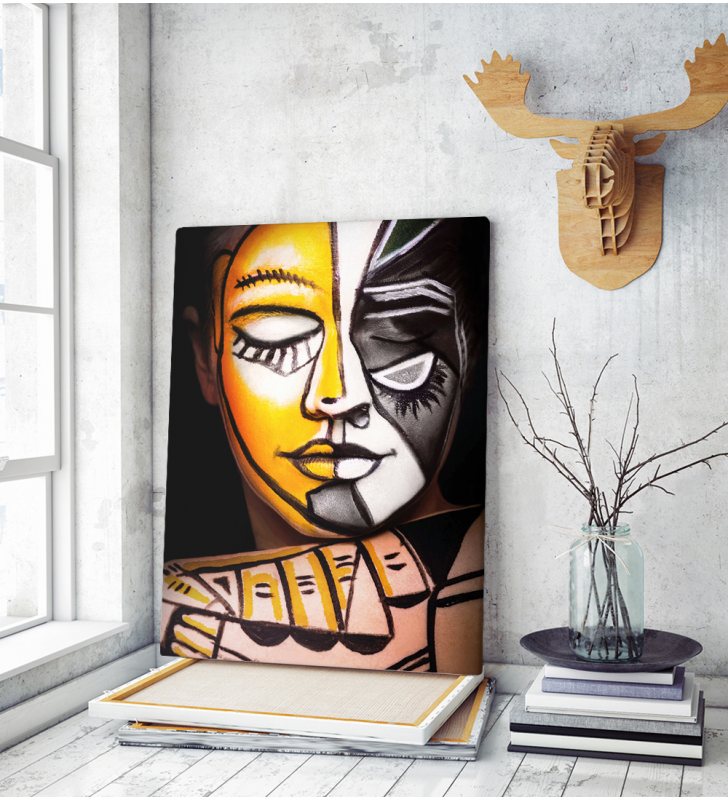 Πίνακας σε Καμβά : Surrealism makeup art