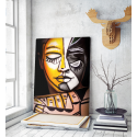 Πίνακας σε Καμβά : Surrealism makeup art