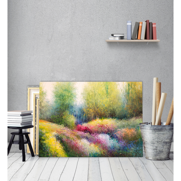 Πίνακας σε Καμβά : colorful abstract canvas