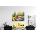 Πίνακας σε Καμβά : colorful abstract canvas
