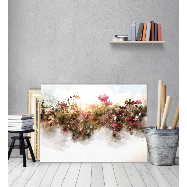 Πίνακας σε Καμβά : Floral Abstract