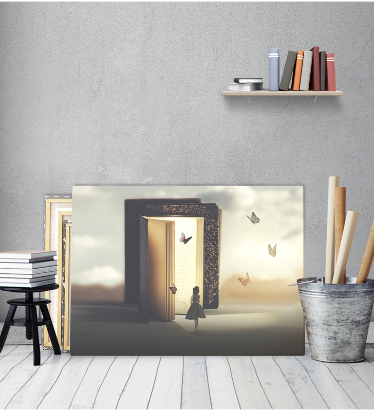 Πίνακας σε Καμβά : Surrealistic Book Art