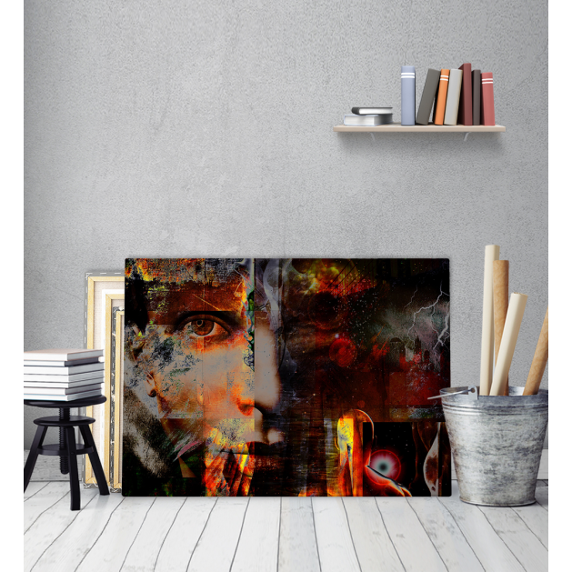 Πίνακας σε Καμβά : Abstract Face Art