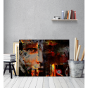 Πίνακας σε Καμβά : Abstract Face Art