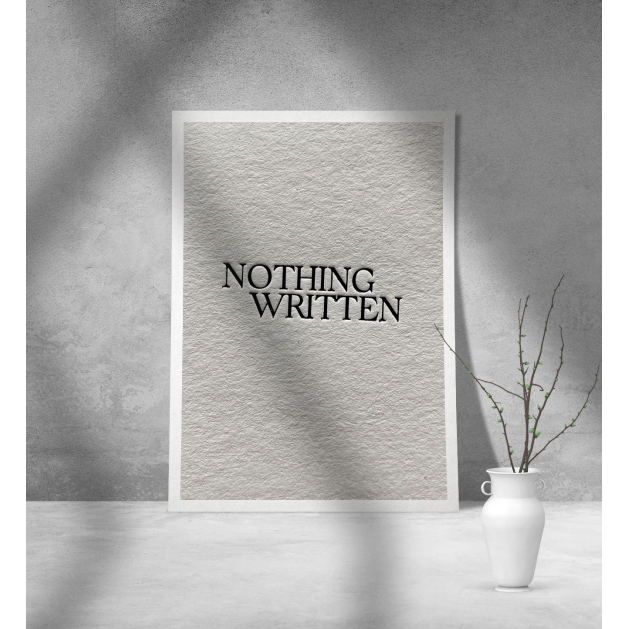 Εκτύπωση σε Αφίσα Χαρτί Nothing Written