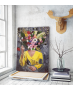 Πίνακας σε Καμβά : Colorful Flower Lady