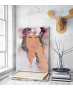 Πίνακας σε Καμβά : Floral Watercolor Lady