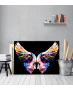 Πίνακας σε Καμβά : Abstract Colorful Wings - Faces