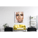 Πίνακας σε Καμβά : Woman Portrait Painting
