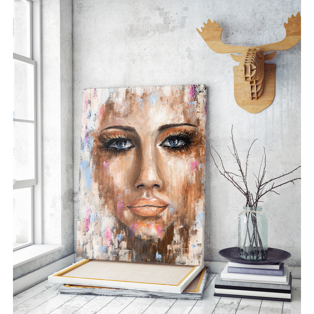 Πίνακας σε Καμβά : Woman Portrait Painting