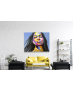 Πίνακας σε Καμβά : Abstract Colorful Woman Portrait