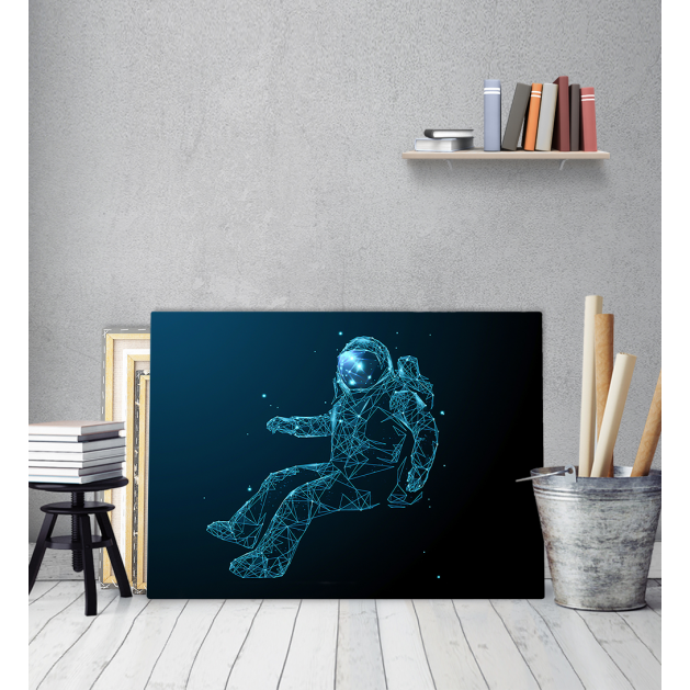 Πίνακας σε Καμβά : Astronaut Illustration