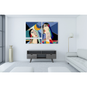 Σύνθεση Με Πίνακες Καμβάδες 105x70- 3 Τεμάχια - Cubism Art Col