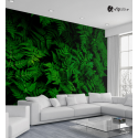 Αυτοκόλλητη Ταπετσαρία Τοίχου 3d : Green Leaves