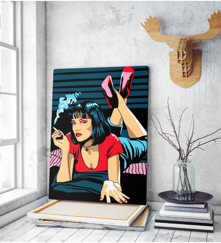Πίνακας σε Καμβά :  Pop Art Pulp Fiction