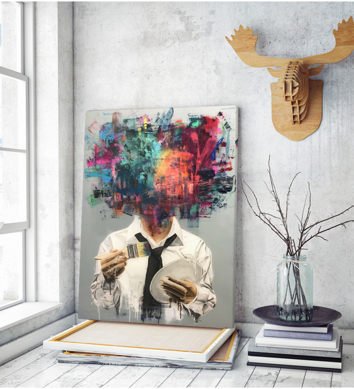 Πίνακας σε Καμβά :  Colorful Artist