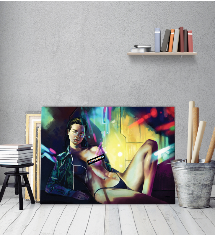 Πίνακας σε Καμβά : Censored Art