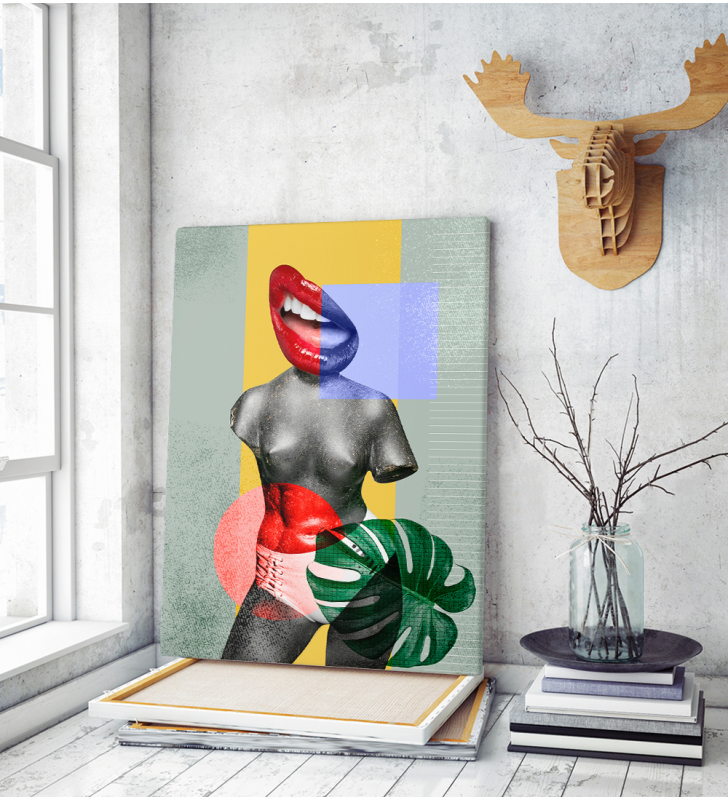 Πίνακας σε Καμβά : Mannequin Collage photo