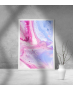 Εκτύπωση σε Αφίσα Χαρτί Abstract Pink Mauve Wave