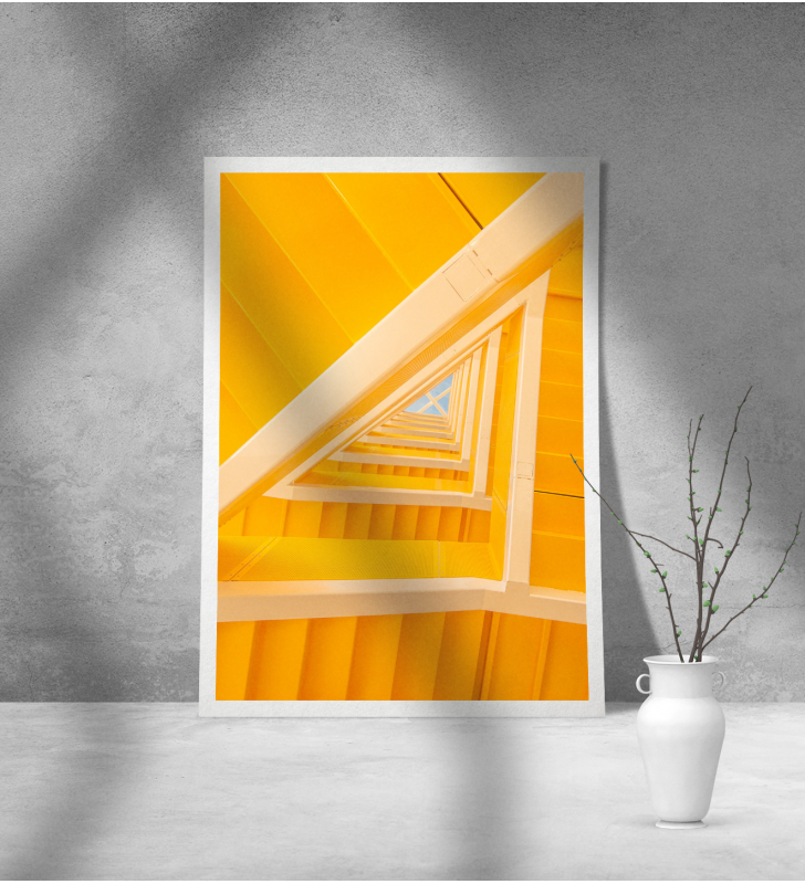 Εκτύπωση σε Αφίσα Χαρτί Orange Archi