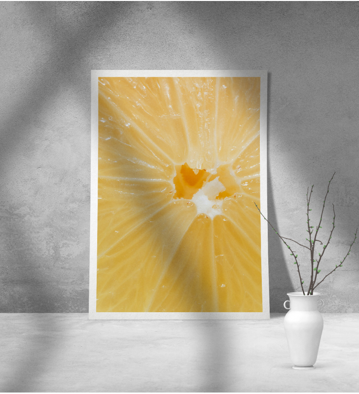 Εκτύπωση σε Αφίσα Χαρτί Lemon
