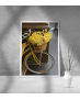 Εκτύπωση σε Αφίσα Χαρτί Yellow Flowers and Bike