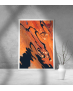 Εκτύπωση σε Αφίσα Χαρτί Orange Abstract