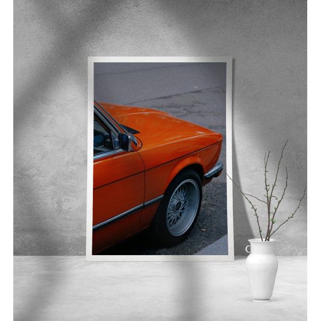 Εκτύπωση σε Αφίσα Χαρτί Orange Vintage