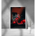 Εκτύπωση σε Αφίσα Χαρτί Red Vespa