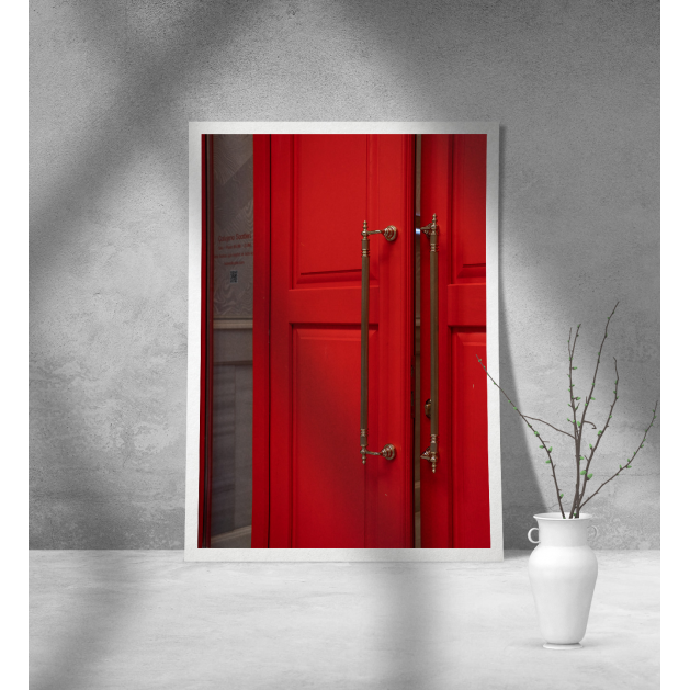 Εκτύπωση σε Αφίσα Χαρτί Red Door