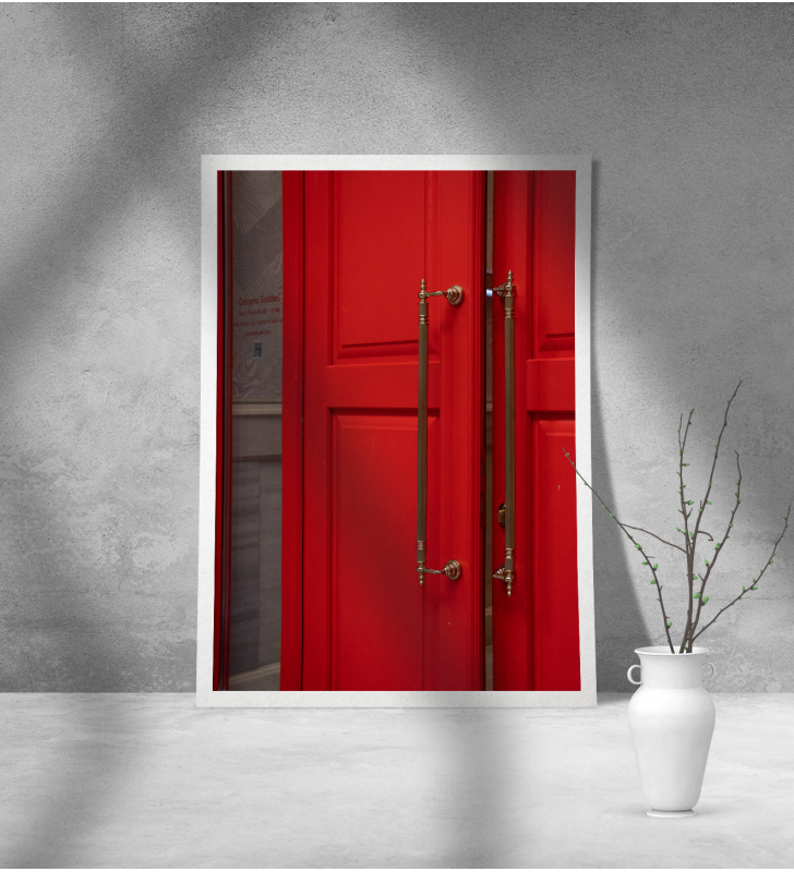 Εκτύπωση σε Αφίσα Χαρτί Red Door