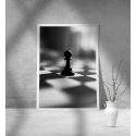 Εκτύπωση σε Αφίσα Χαρτί Chess black and white