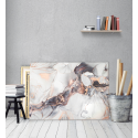 Πίνακας σε Καμβά :Abstract Marble with Pink Gold