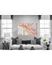 Μοντέρνος Τρίπτυχος Καμβάς Abstract Pink-Blue-Purple Tone Marble