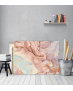 Πίνακας σε Καμβά : Abstract Pink-Blue-Purple Tone Marble