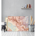 Πίνακας σε Καμβά : Abstract Pink-Blue-Purple Tone Marble
