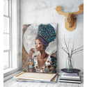 Πίνακας σε Καμβά : African Woman Portrait