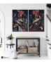 Σύνθεση με πίνακες Καμβάδες :African Tropical Portraits  - 2 Τεμάχια 70x50