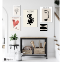 Σύνθεση Με Πίνακες Καμβάδες 95x75- 5 Τεμάχια - Art is Art