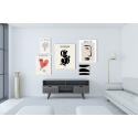 Σύνθεση Με Πίνακες Καμβάδες 95x75- 5 Τεμάχια - Art is Art