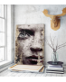 Πίνακας σε Καμβά : Wall Effect Portrait