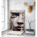 Πίνακας σε Καμβά : Wall Effect Portrait
