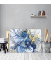 Πίνακας σε Καμβά :Abstract Paint Art Blue and Yellow