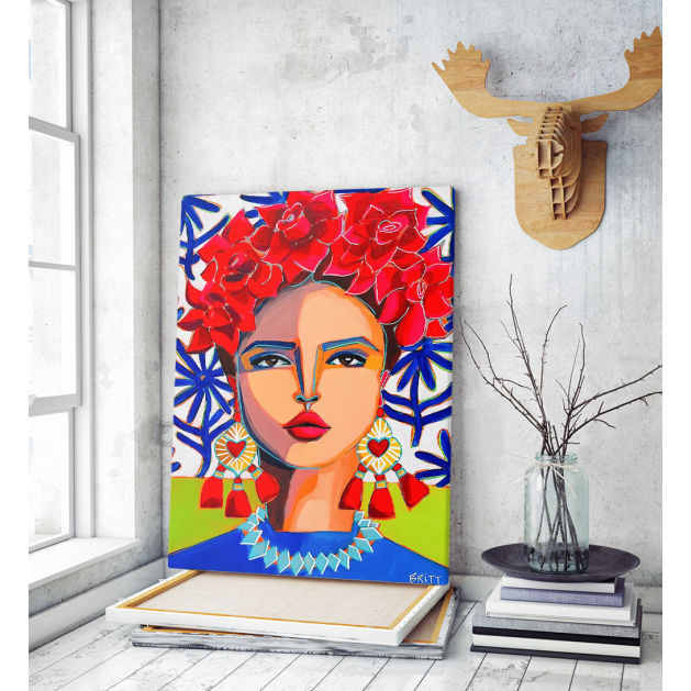 Πίνακας σε Καμβά : Beautiful Colorful Painting